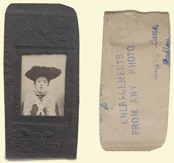 Stamp photo in mount by Whitehead, Rodley